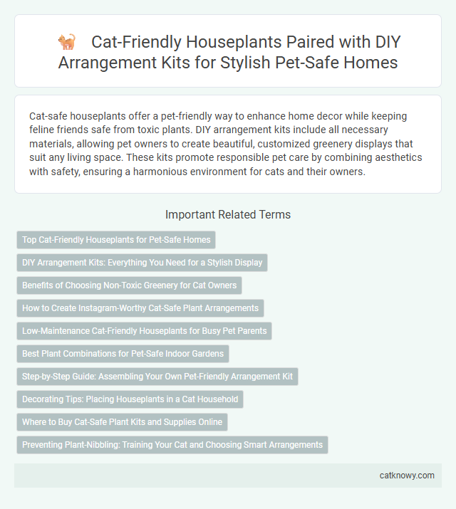 Cat-Friendly Houseplants Paired with DIY Arrangement Kits for Stylish Pet-Safe Homes