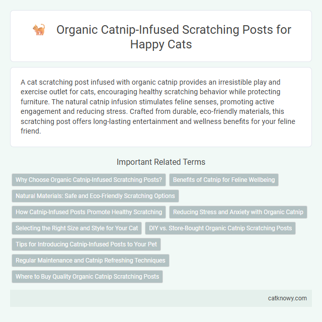 Organic Catnip-Infused Scratching Posts for Happy Cats