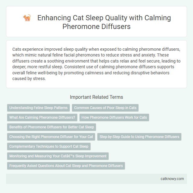 Enhancing Cat Sleep Quality with Calming Pheromone Diffusers