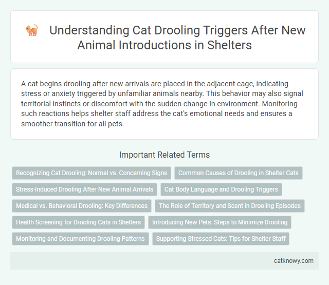 Understanding Cat Drooling Triggers After New Animal Introductions in Shelters