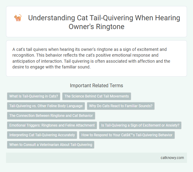 Understanding Cat Tail-Quivering When Hearing Owner's Ringtone