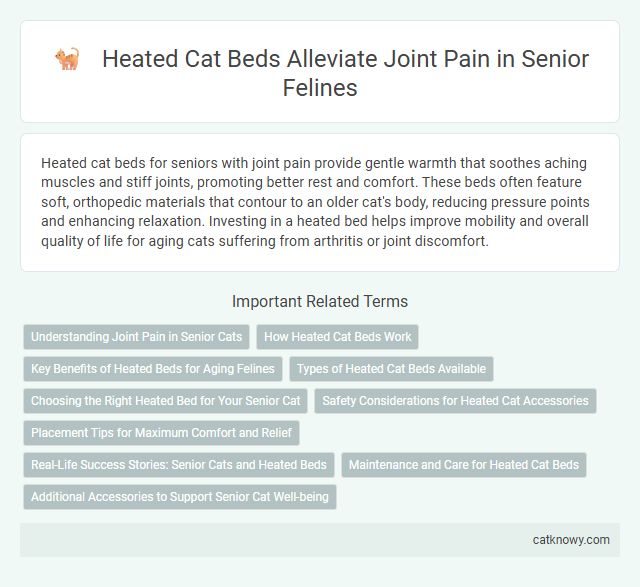 Heated Cat Beds Alleviate Joint Pain in Senior Felines