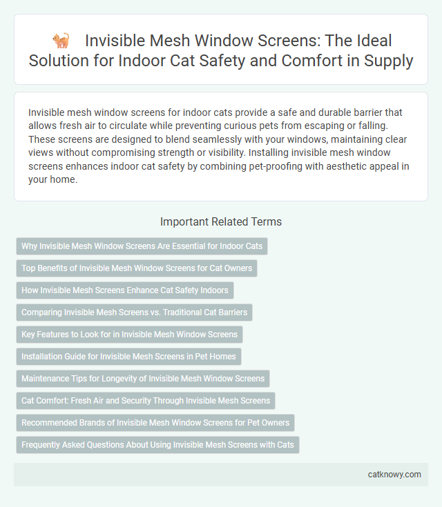 Invisible Mesh Window Screens: The Ideal Solution for Indoor Cat Safety and Comfort in Supply