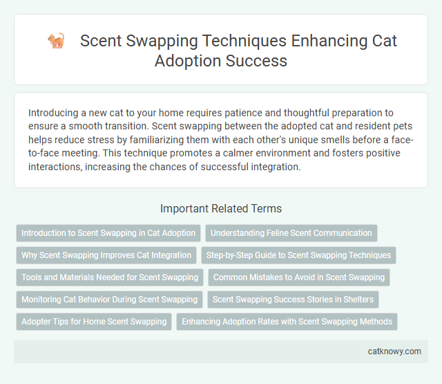 Scent Swapping Techniques Enhancing Cat Adoption Success
