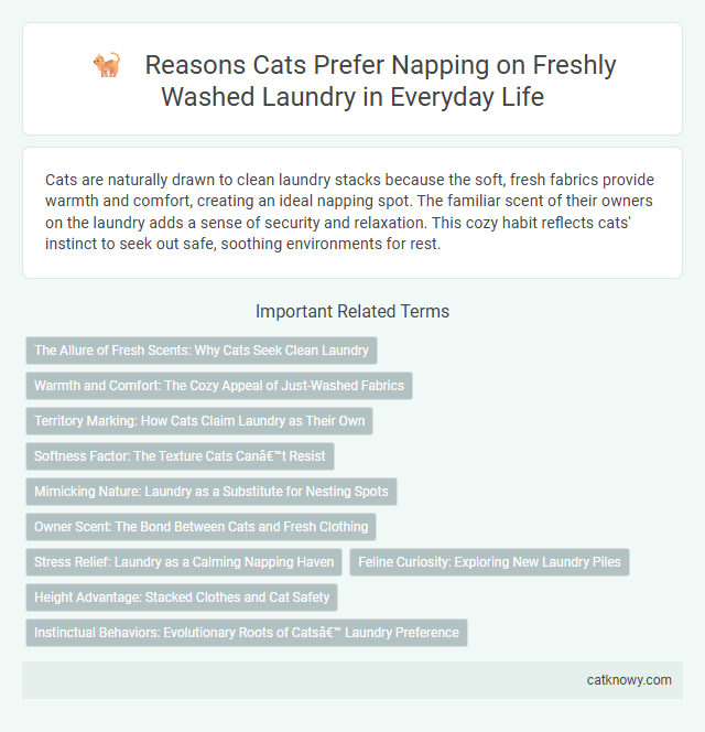 Reasons Cats Prefer Napping on Freshly Washed Laundry in Everyday Life
