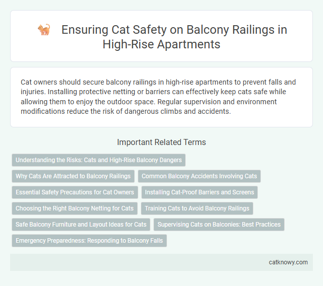 Ensuring Cat Safety on Balcony Railings in High-Rise Apartments