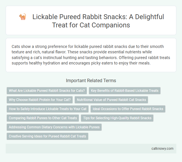 Lickable Pureed Rabbit Snacks: A Delightful Treat for Cat Companions