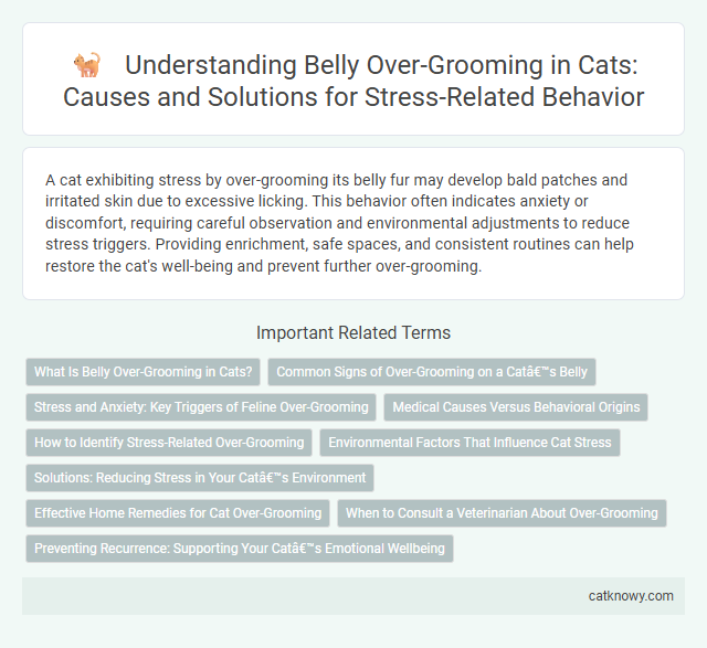 Understanding Belly Over-Grooming in Cats: Causes and Solutions for Stress-Related Behavior