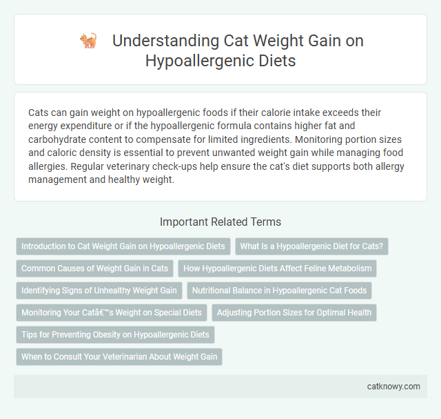 Understanding Cat Weight Gain on Hypoallergenic Diets