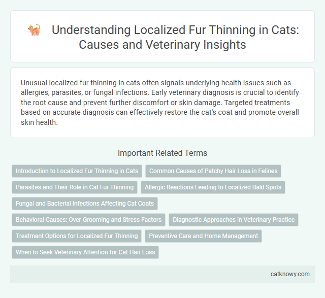 Understanding Localized Fur Thinning in Cats: Causes and Veterinary Insights