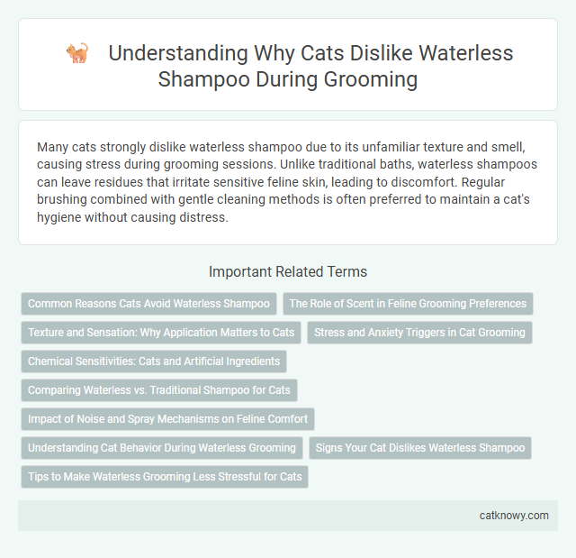 Understanding Why Cats Dislike Waterless Shampoo During Grooming