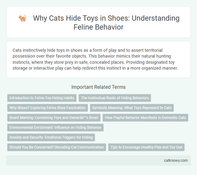 Why Cats Hide Toys in Shoes: Understanding Feline Behavior