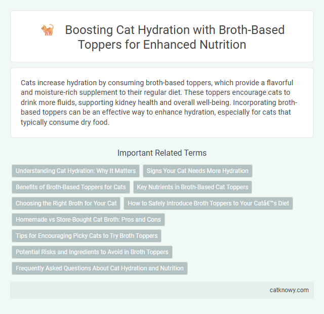Boosting Cat Hydration with Broth-Based Toppers for Enhanced Nutrition