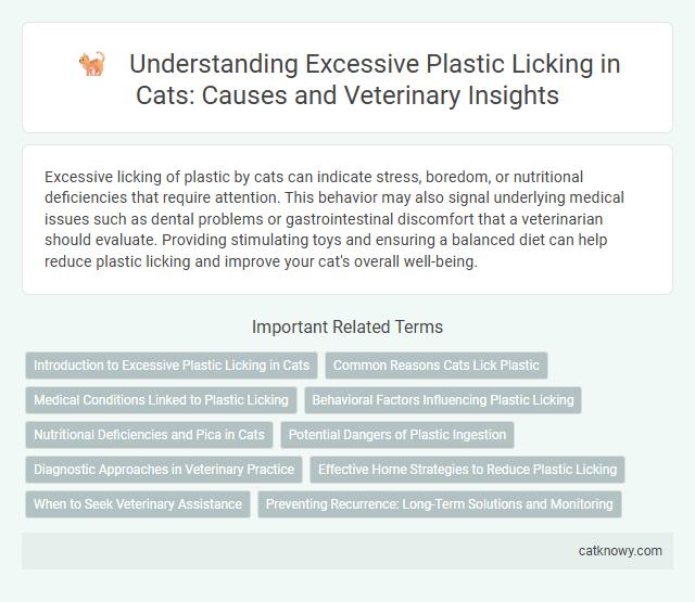 Understanding Excessive Plastic Licking in Cats: Causes and Veterinary Insights