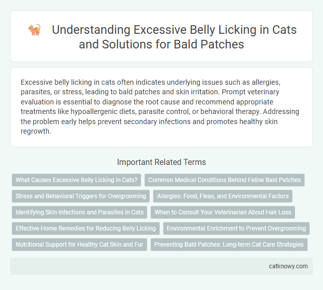 Understanding Excessive Belly Licking in Cats and Solutions for Bald Patches