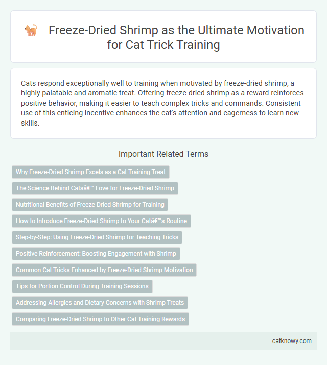 Freeze-Dried Shrimp as the Ultimate Motivation for Cat Trick Training