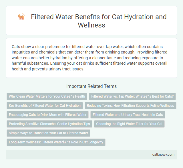 Filtered Water Benefits for Cat Hydration and Wellness