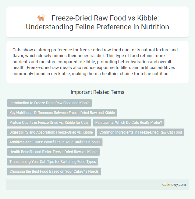Freeze-Dried Raw Food vs Kibble: Understanding Feline Preference in Nutrition