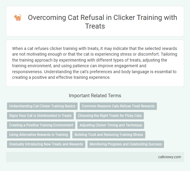 Overcoming Cat Refusal in Clicker Training with Treats
