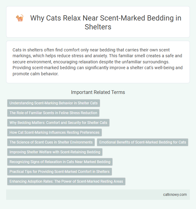 Why Cats Relax Near Scent-Marked Bedding in Shelters