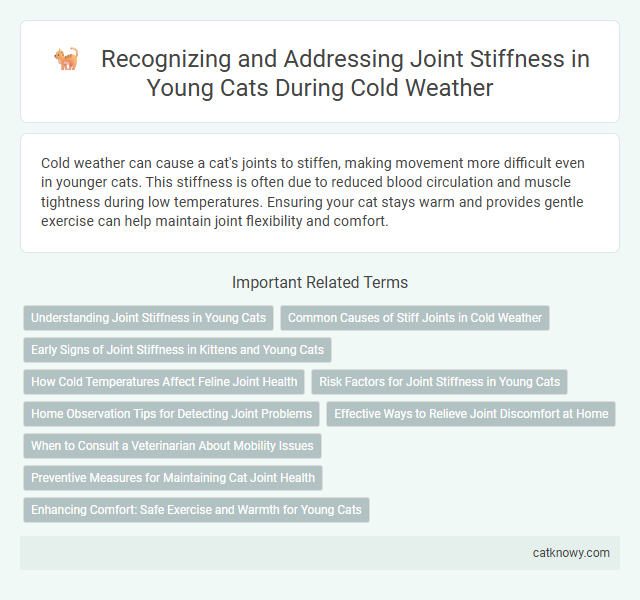 Recognizing and Addressing Joint Stiffness in Young Cats During Cold Weather