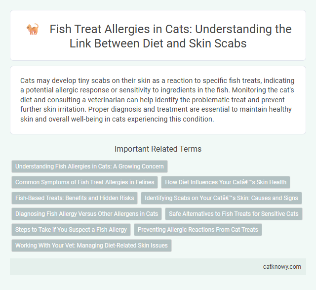 Fish Treat Allergies in Cats: Understanding the Link Between Diet and Skin Scabs
