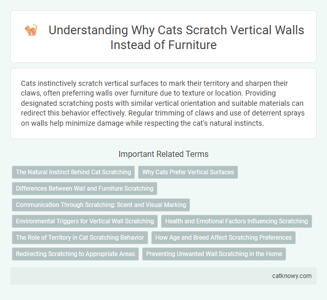 Understanding Why Cats Scratch Vertical Walls Instead of Furniture