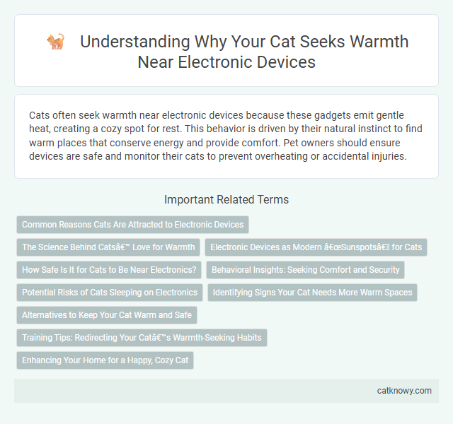 Understanding Why Your Cat Seeks Warmth Near Electronic Devices
