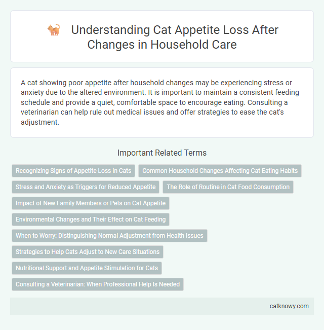 Understanding Cat Appetite Loss After Changes in Household Care