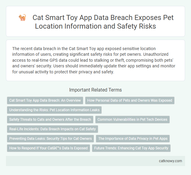 Cat Smart Toy App Data Breach Exposes Pet Location Information and Safety Risks