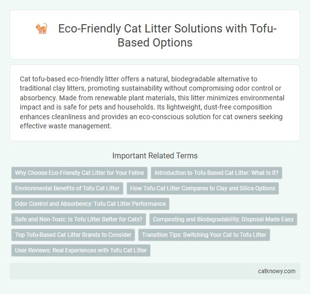 Eco-Friendly Cat Litter Solutions with Tofu-Based Options