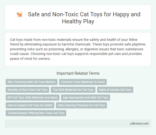 Safe and Non-Toxic Cat Toys for Happy and Healthy Play