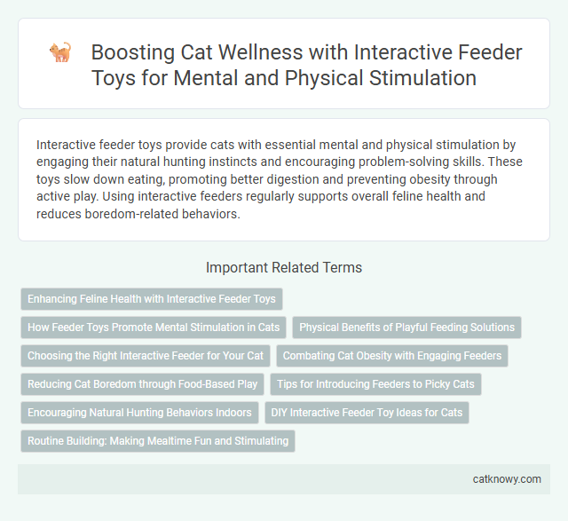 Boosting Cat Wellness with Interactive Feeder Toys for Mental and Physical Stimulation
