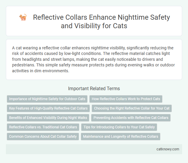 Reflective Collars Enhance Nighttime Safety and Visibility for Cats