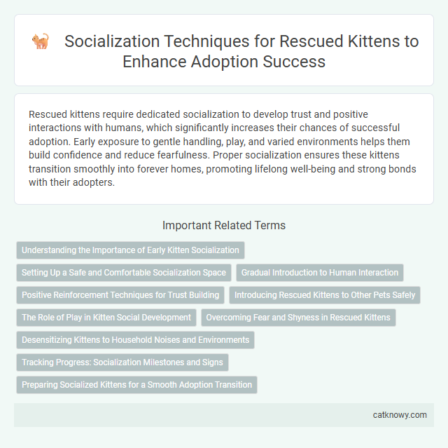 Socialization Techniques for Rescued Kittens to Enhance Adoption Success