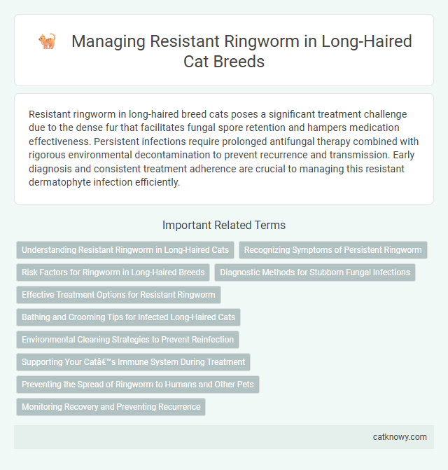 Managing Resistant Ringworm in Long-Haired Cat Breeds