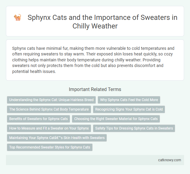 Sphynx Cats and the Importance of Sweaters in Chilly Weather