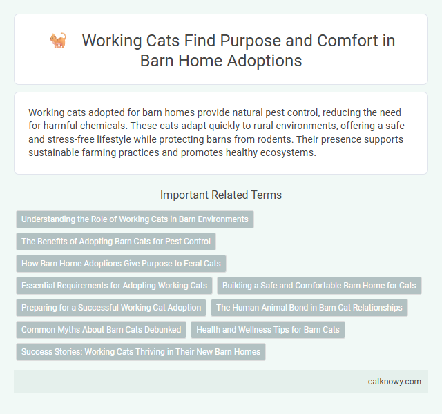 Working Cats Find Purpose and Comfort in Barn Home Adoptions