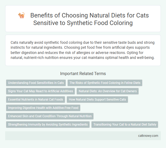 Benefits of Choosing Natural Diets for Cats Sensitive to Synthetic Food Coloring