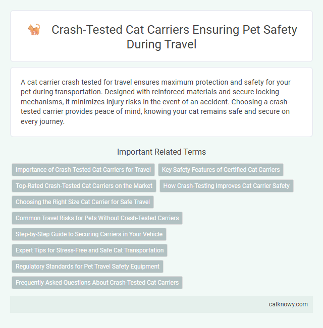 Crash-Tested Cat Carriers Ensuring Pet Safety During Travel