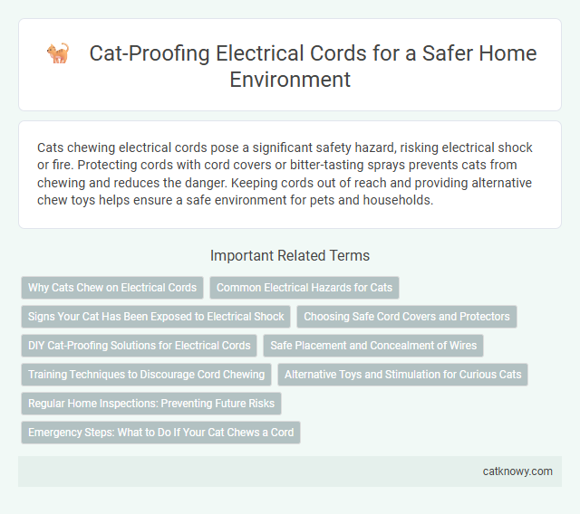 Cat-Proofing Electrical Cords for a Safer Home Environment