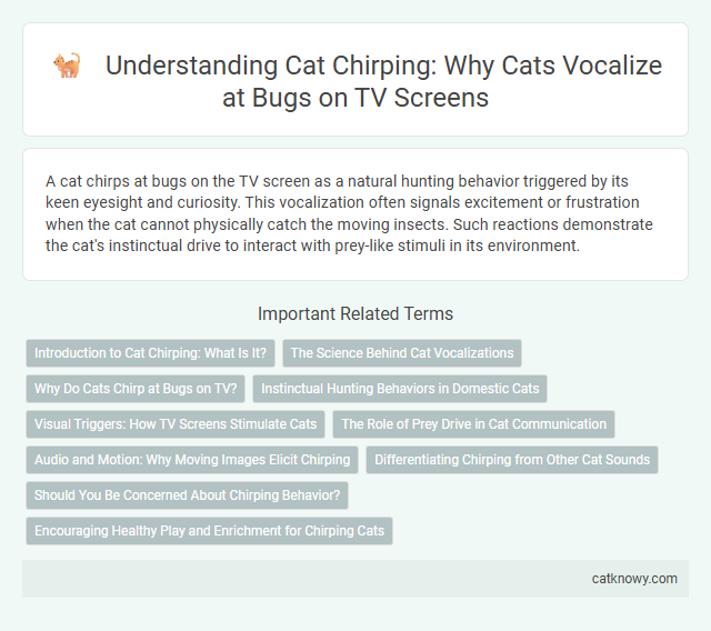 Understanding Cat Chirping: Why Cats Vocalize at Bugs on TV Screens