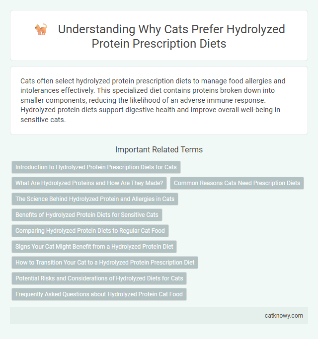 Understanding Why Cats Prefer Hydrolyzed Protein Prescription Diets
