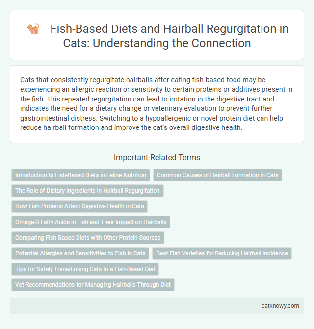 Fish-Based Diets and Hairball Regurgitation in Cats: Understanding the Connection