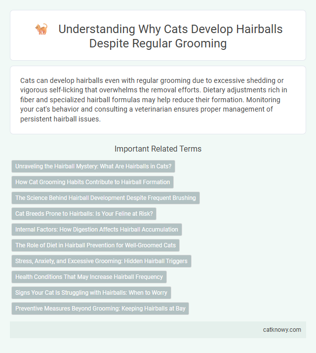 Understanding Why Cats Develop Hairballs Despite Regular Grooming