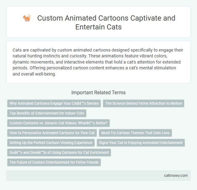 Custom Animated Cartoons Captivate and Entertain Cats