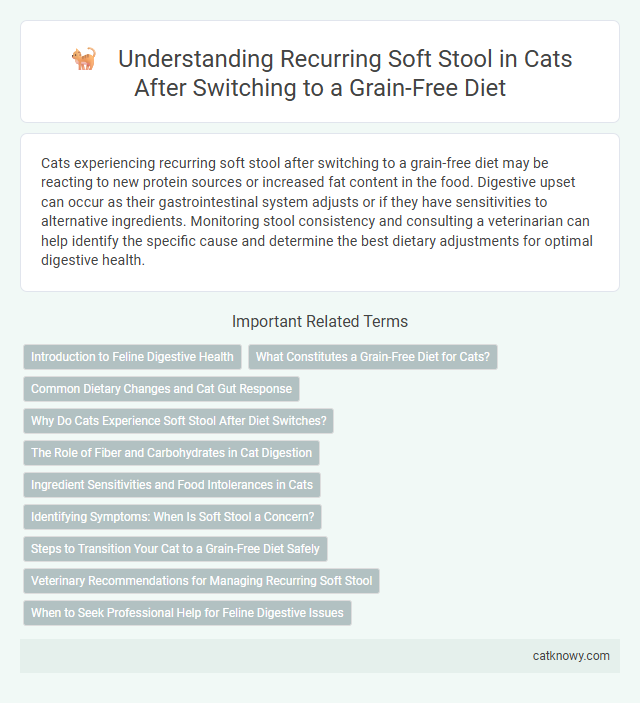 Understanding Recurring Soft Stool in Cats After Switching to a Grain-Free Diet