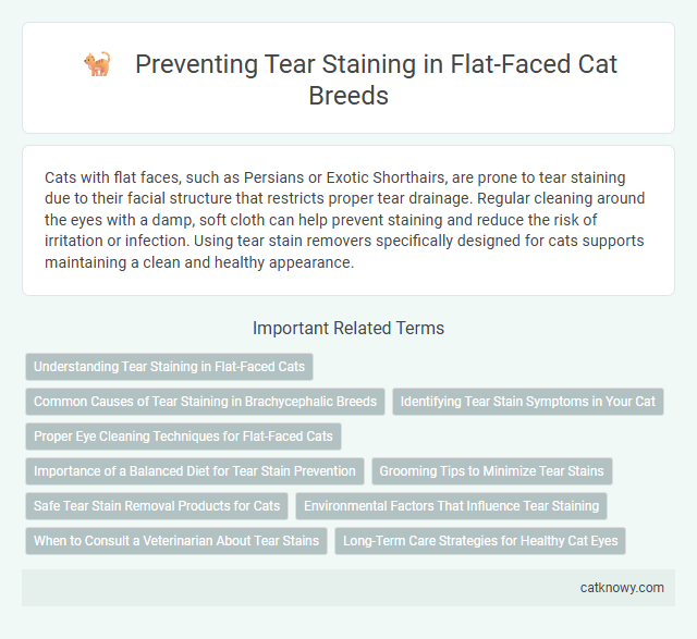 Preventing Tear Staining in Flat-Faced Cat Breeds