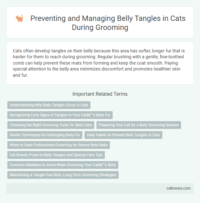 Preventing and Managing Belly Tangles in Cats During Grooming