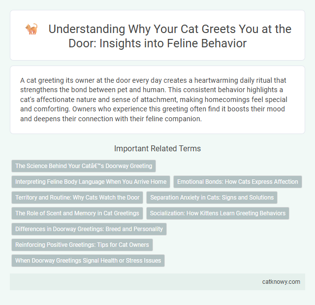 Understanding Why Your Cat Greets You at the Door: Insights into Feline Behavior
